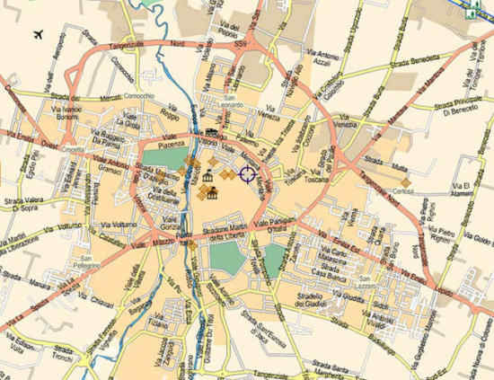 Mappa di Parma