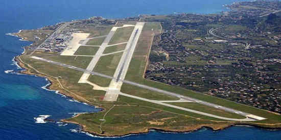 mappa 'aeroporto Falcone e Borsellino di Palermo Punta Raisi