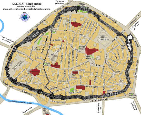 mappa Andria