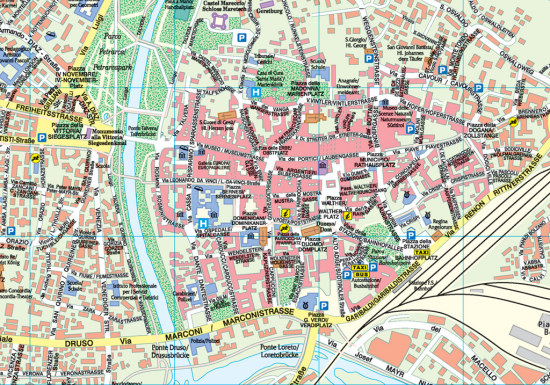 Mappa di Bolzano