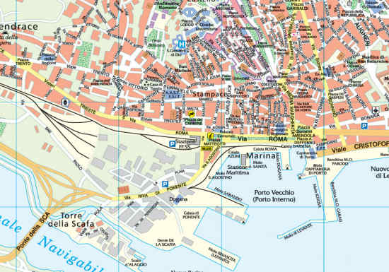Mappa di Cagliari