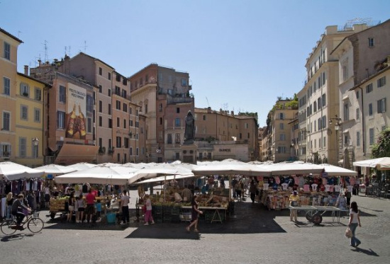 Campo de' Fiori a Roma