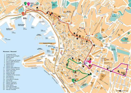 Mappa di Genova