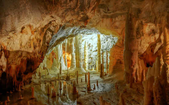 mappa  Grotte di Frasassi