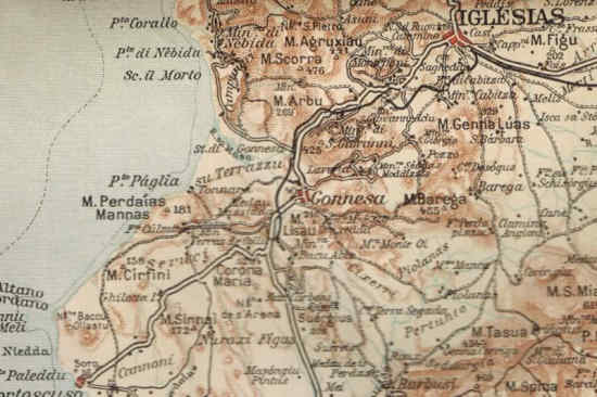 mappa Iglesias