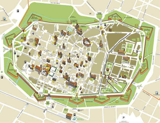 mappa Lucca