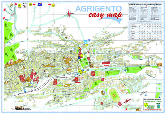 Mappa di Agrigento