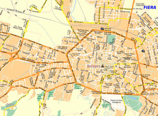 Mappa di Bologna