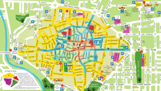 Mappa di Forlì