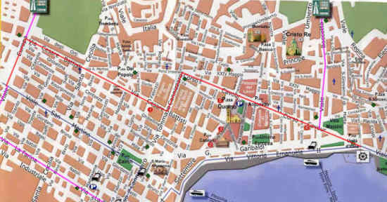 Mappa di Messina