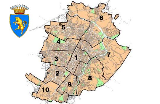 Mappa di Torino