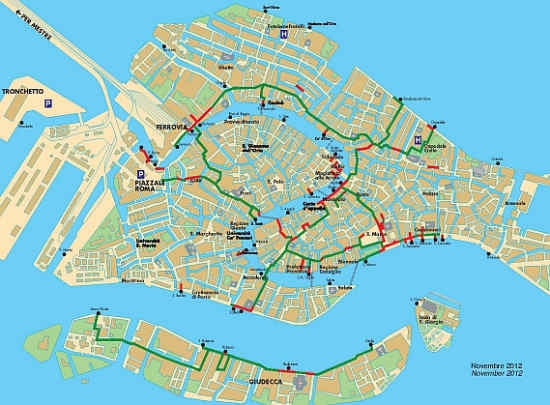 Mappa di Venezia