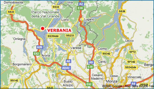 Mappa di Verbania