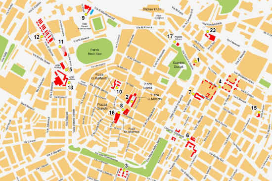 Mappa di Modena