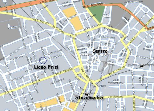Mappa di Monza