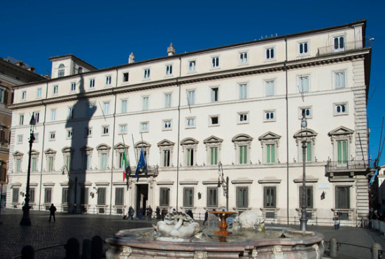 a Palazzo Chigi a Roma