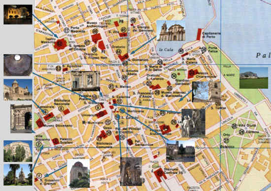 Mappa di Palermo