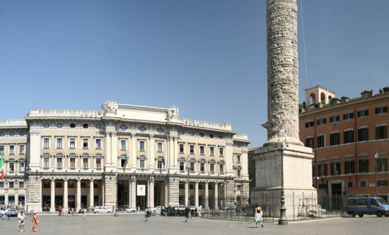 Piazza Colonna a Roma