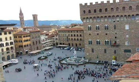 Piazza della Signoria a Firenze