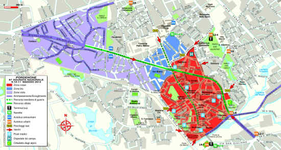 Mappa di Pordenone