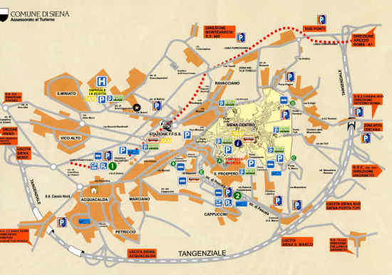 mappa Siena