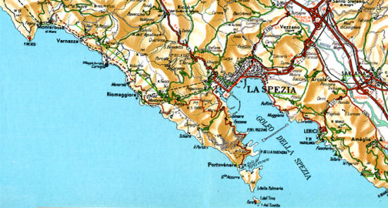 Mappa di La Spezia