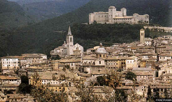 mappa Spoleto