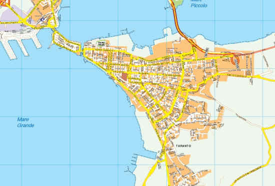 mappa Taranto