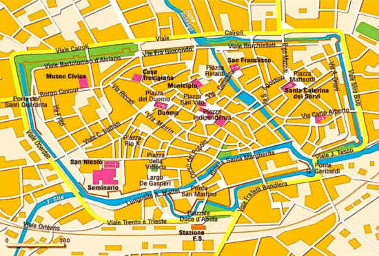 Mappa di Treviso
